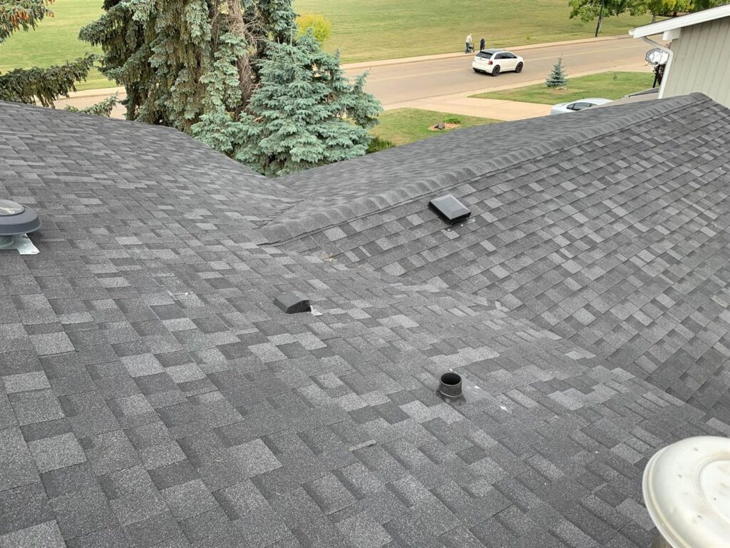 Edmonton Roofing Contractors, Coastal Craft Roofing, completed residential roof replacement on Edmonton home image.